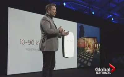 Tesla unveils electric batteries to power homes