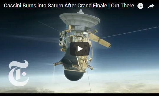 Cassini Burns into Saturn After Grand Finale | Friday Sept 15
