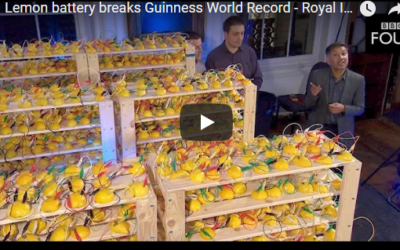 Lemon battery breaks Guinness World Record – Royal Institution Christmas Lectures 2016 – BBC Four
