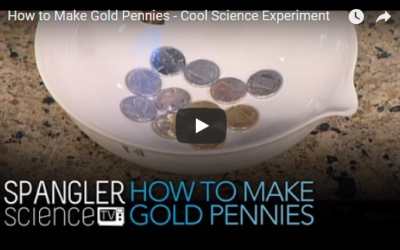 How to Make Gold Pennies – Cool Science Experiment – Steve Spangler