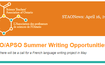 STAO Summer Writing Opportunities