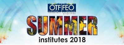 OTF Summer Institutes for Teachers