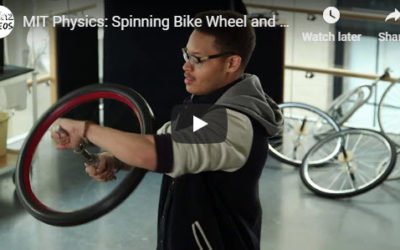 MIT Physics: Spinning Bike Wheel and Conservation of Angular Momentum