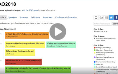 STAO 2018 Conference Schedule Introduction