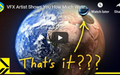 VFX Artist Shows You How Much Water is Actually on Earth – YouTube – submitted by Peter Cudmore