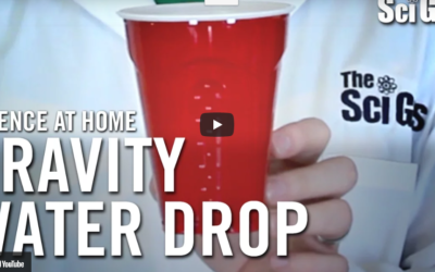 The Sci Guys: Science at Home – Gravity Water Cup Drop