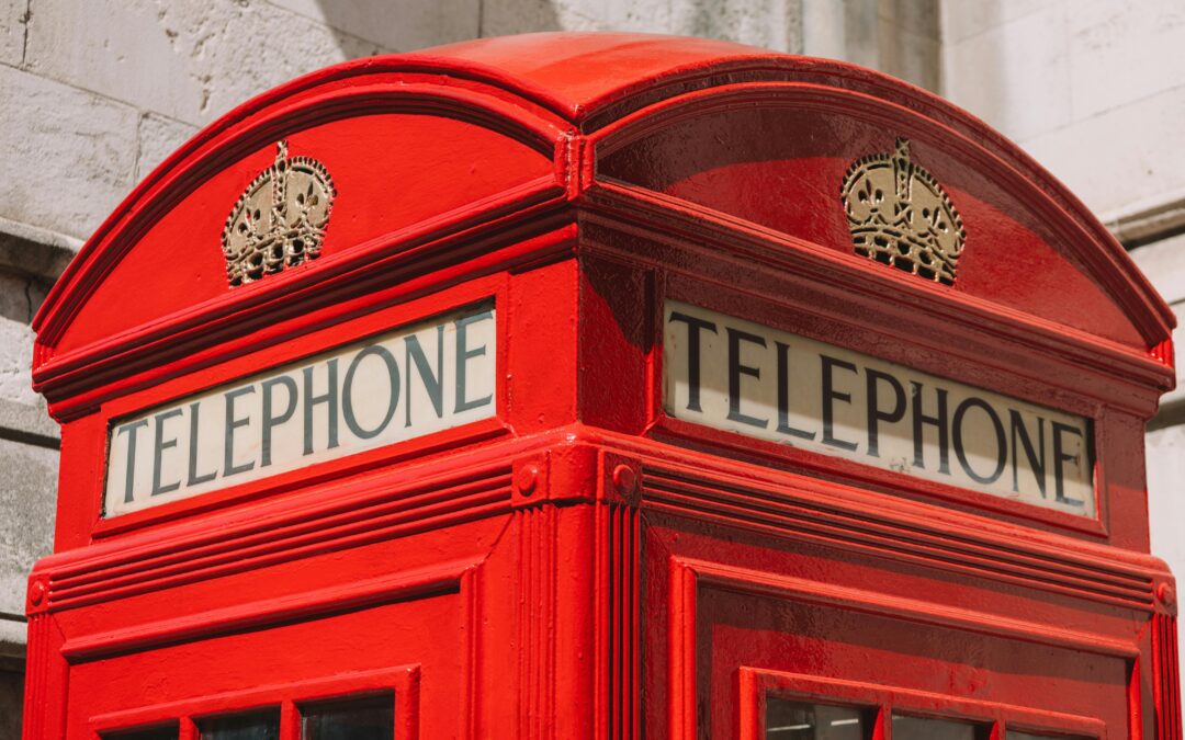 London’s Iconic Tumbling Telephone Box Installation